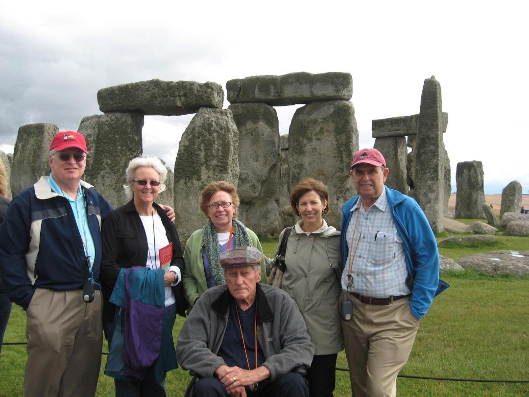 Stone Henge , the gang of Druids