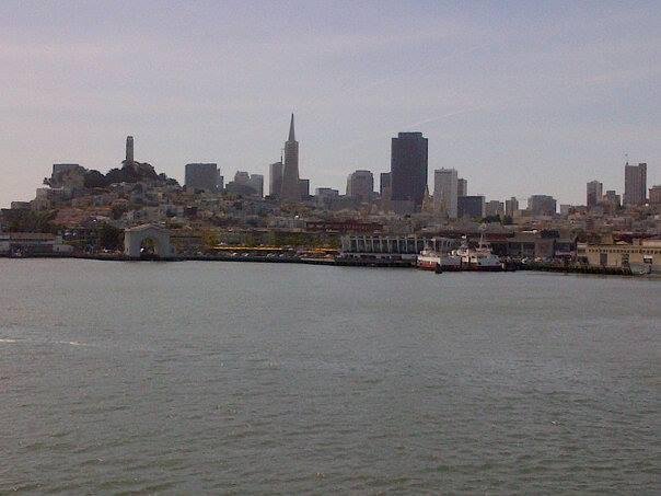 Aboard the WWII liberty ship Jeremiah OBrien for a beautiful cruise on San Francisco Bay . Ridin History!