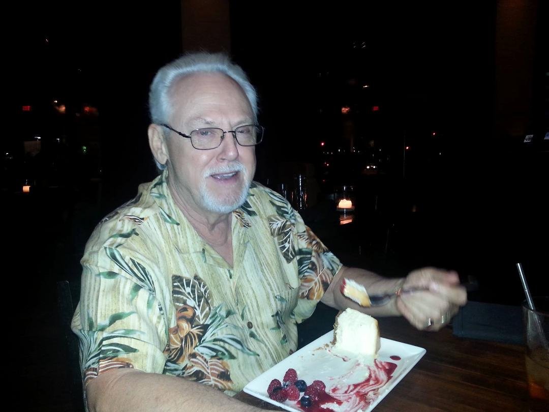 Birthday dinner and dessert for Gene at P.F. Chang's - scrumptious!
