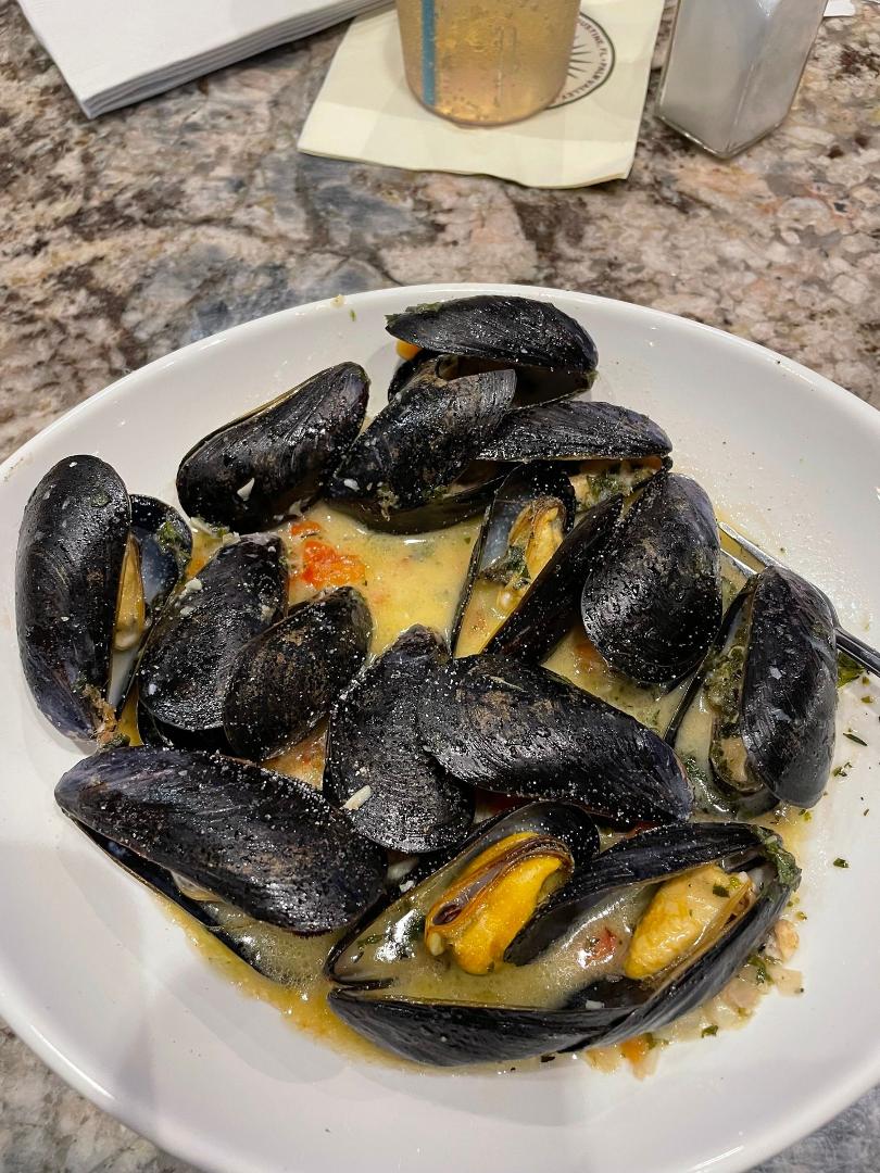 Josie, say thank you to your hubby for making these PEI mussels possible in Jacksonville Florida :)