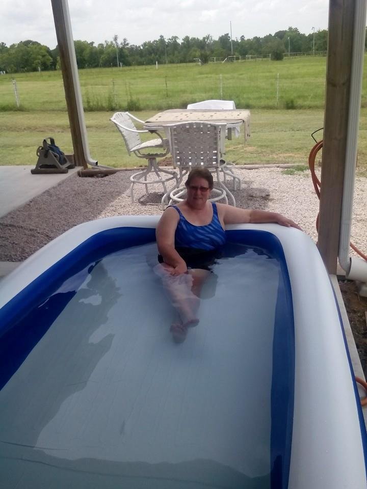 My new cement pond!