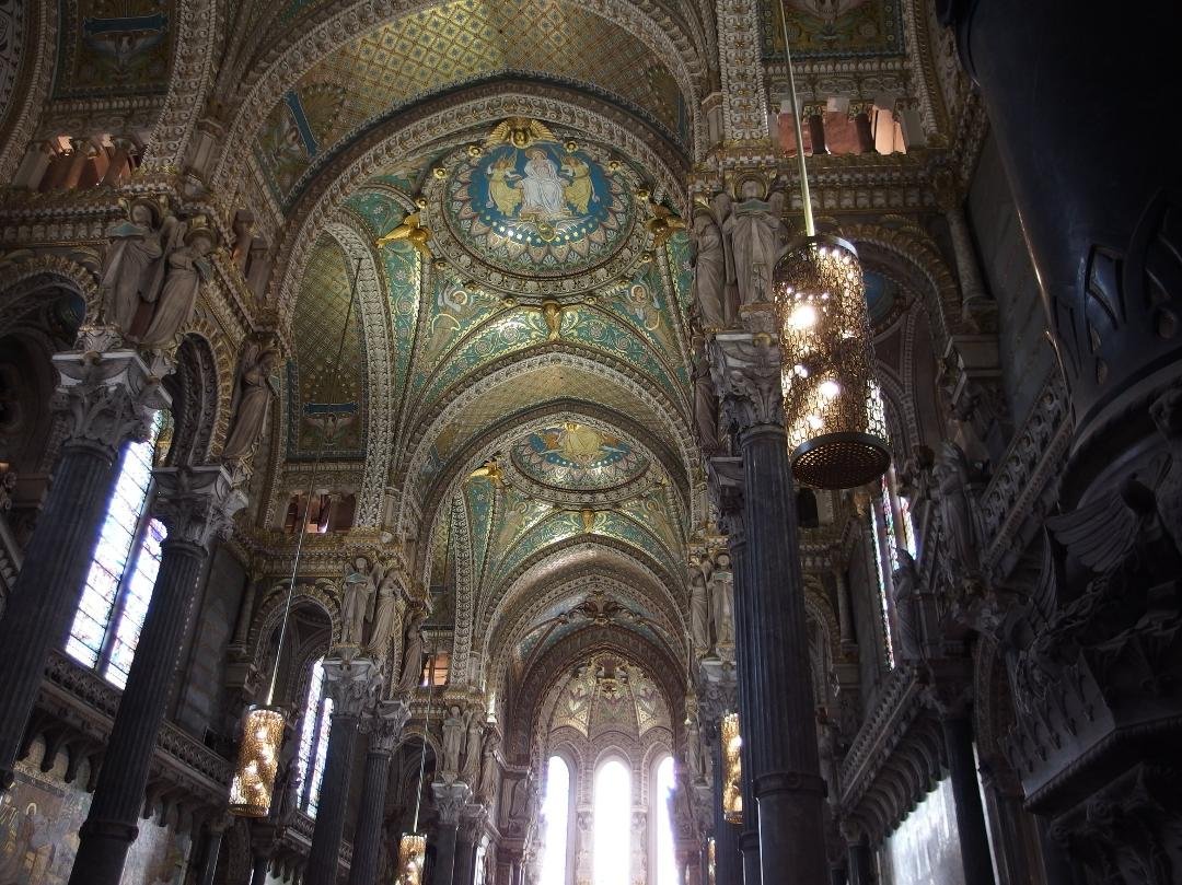 Beautiful cathedral in France