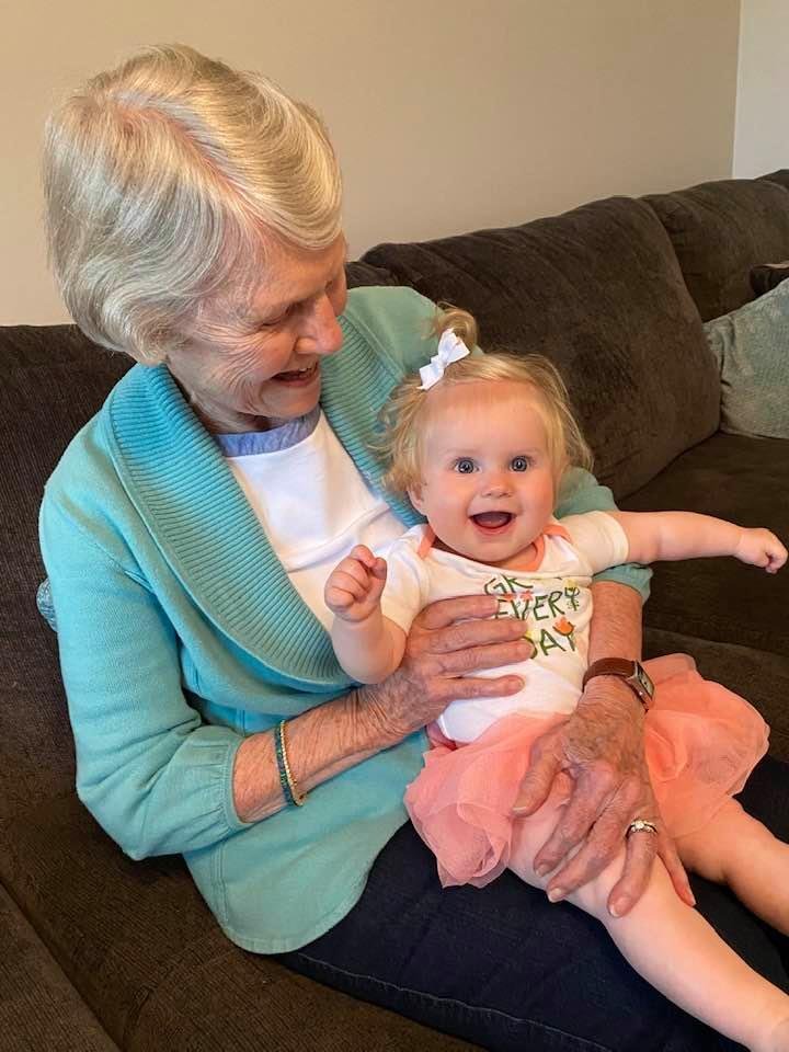 It was nice that these two young ladies finally got to meet for the first time last week.
Great-Grandma Stevens, 94 and Eleanor Rhae, 8 months.
Happy Mother’s Day! ❤️