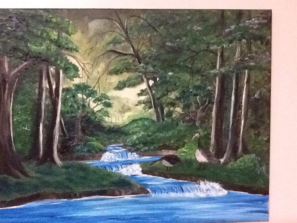 My latest painting!   So much fun!
