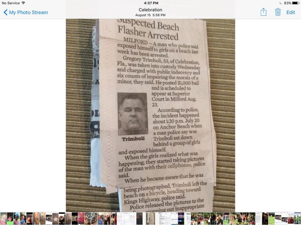 The attached article that everyone should be aware of was in the Connecticut Hartford Courant this past July. It appears the person lives in Marasol.