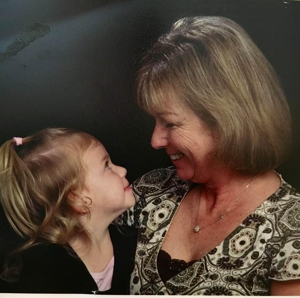 When Kellie was 2! Looking at old pictures!