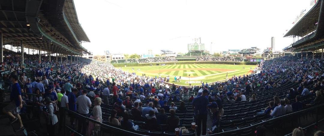 Pre-game, Kershaw's 20th win at Clark and Addison!