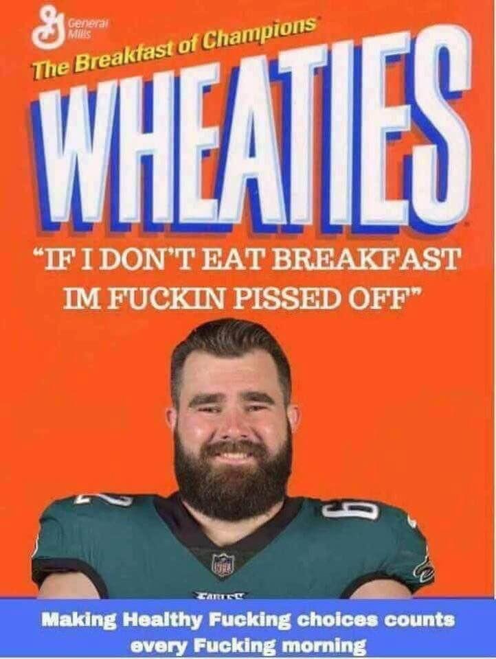 The most important meal of the day!🍀🏈
