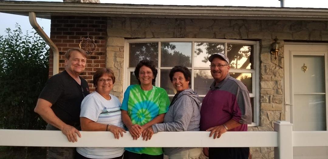 Happy sibling's day. The latest group picture of us taken at Debbie's house. It is where we all grew up. Miss you all, stay safe during this current mess.