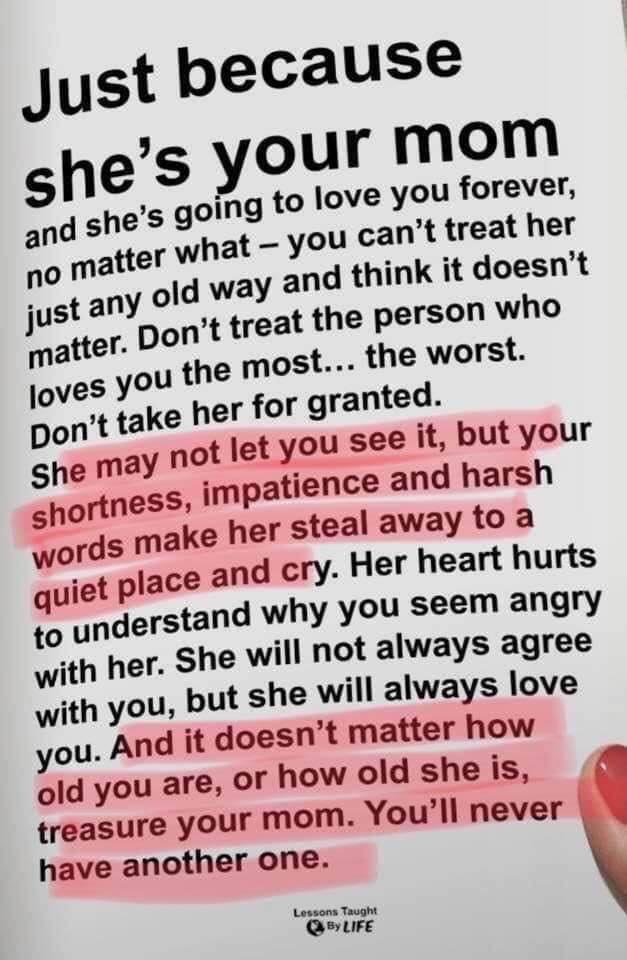 Please take note.
