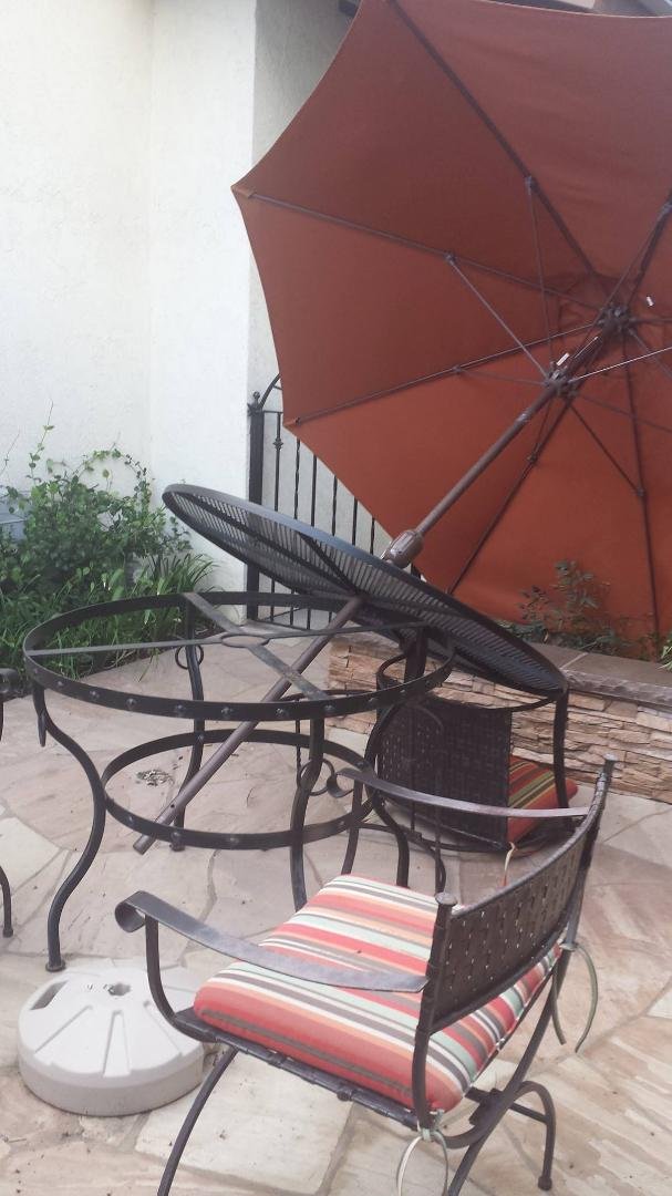 OK! I don't know what it was that went through this area, La Mesa, this afternoon. However, it had me running for cover -- LOL, literally. I had to leave for an appointment while it was pouring, and thundering. Here's what