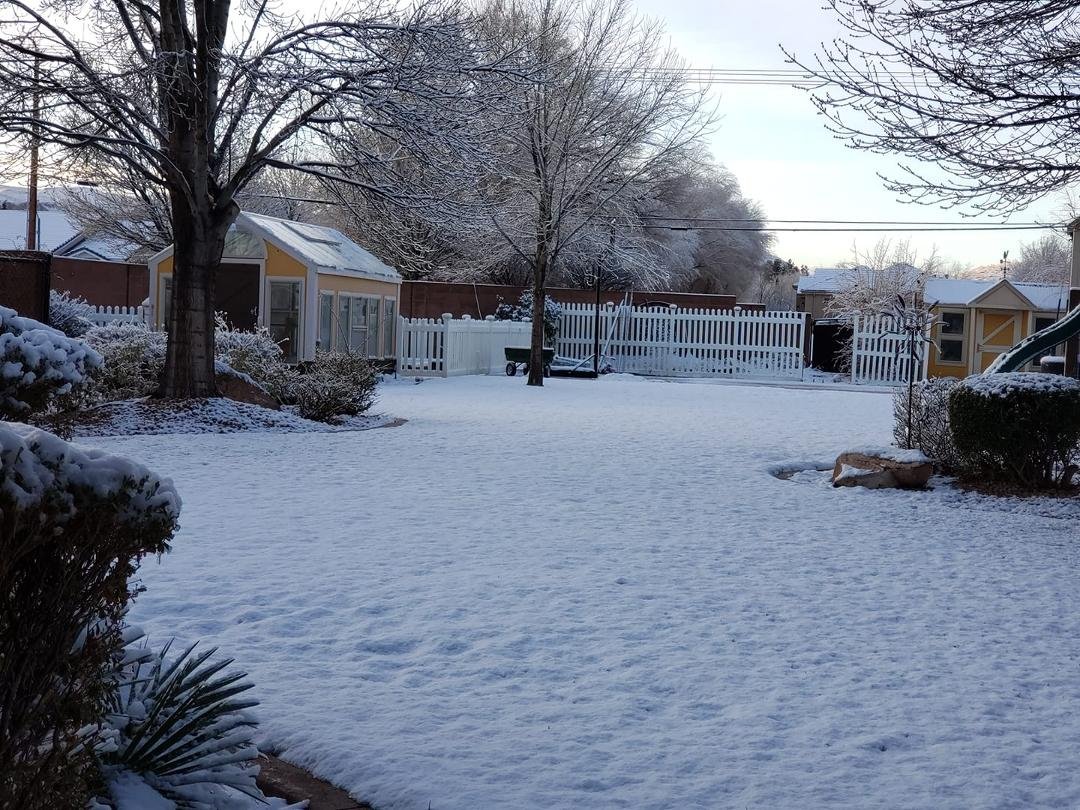 A different look at our snow from last nights storm.