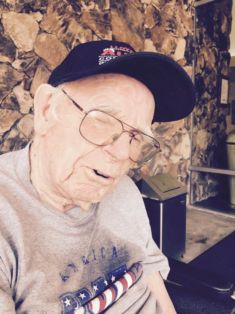 My Daddy-O
My Pal
Spending his last days at Hospice House in Houghson