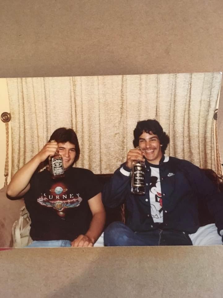 Look what I found. Me and John Tudball. LOL😎