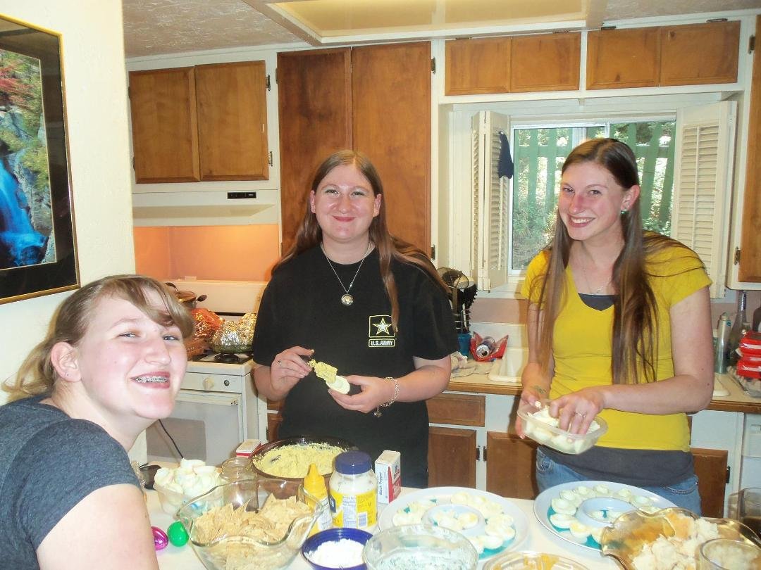 My three beautiful girls.