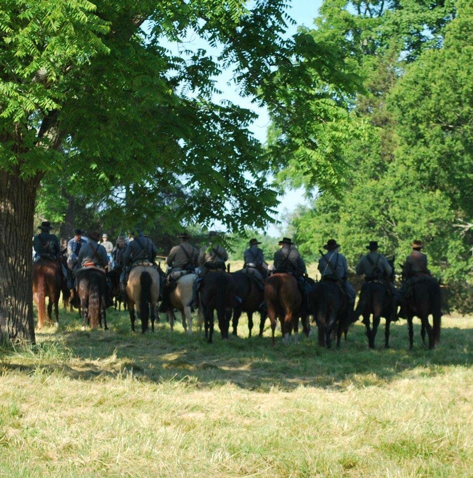 The side of the Black Horse Cavalry the Federals never see