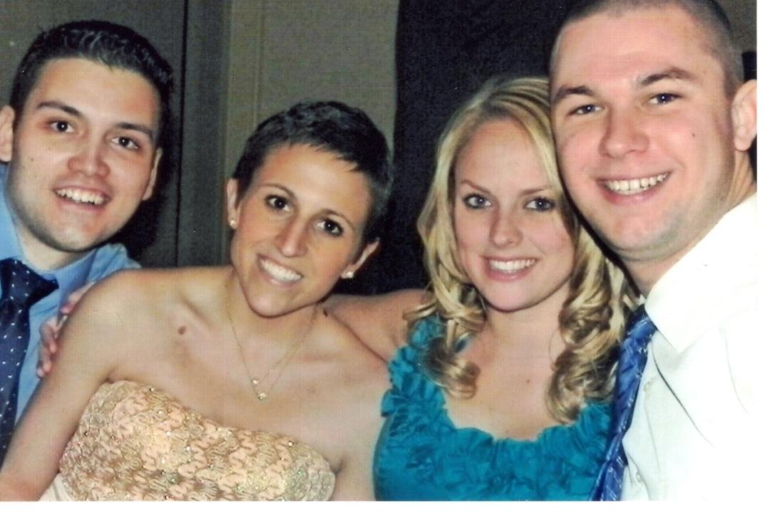 Andrew, Gina, Lauren & Kevin at Brian Peeler's Wedding - 3/25/11