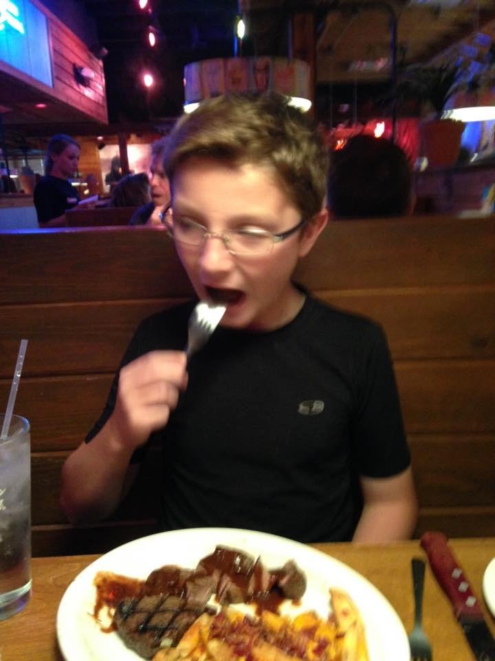 Dinner with my buddy