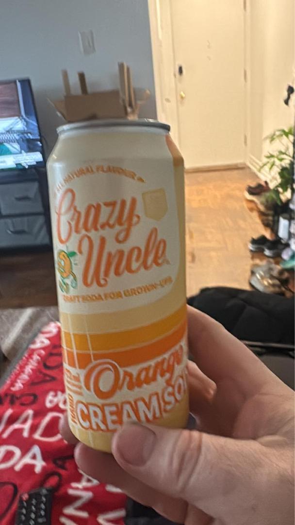 Just drank this crazy uncle orange hard cream soda. I am in love. 