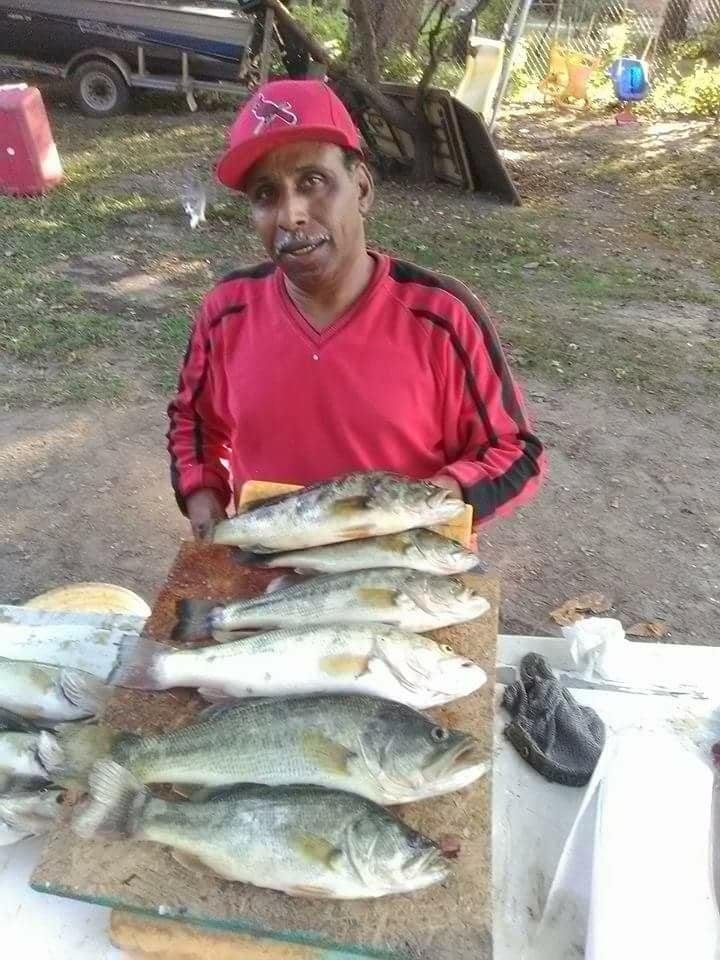 Happy Birthday bro looking like or daddy Merchant Palmer with them fish in front of u. Love you your sis Lisa