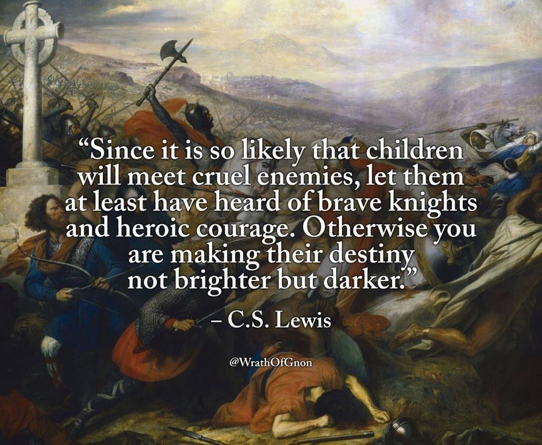 Conversely, when the knights surrender their swords, beasts shall devour maidens. In a culture ruled by Harvey Weinsteins, one can only raise the question: are there any knights left?