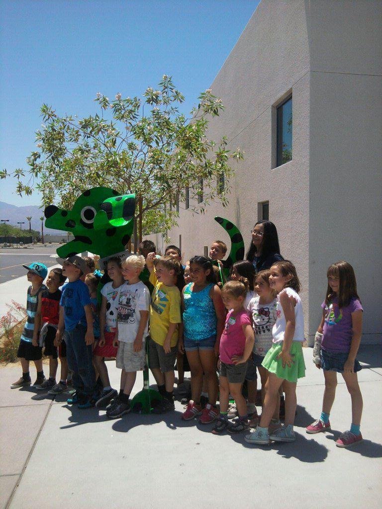 Mikals 1st grade class at the Childrens Museum of the Desert