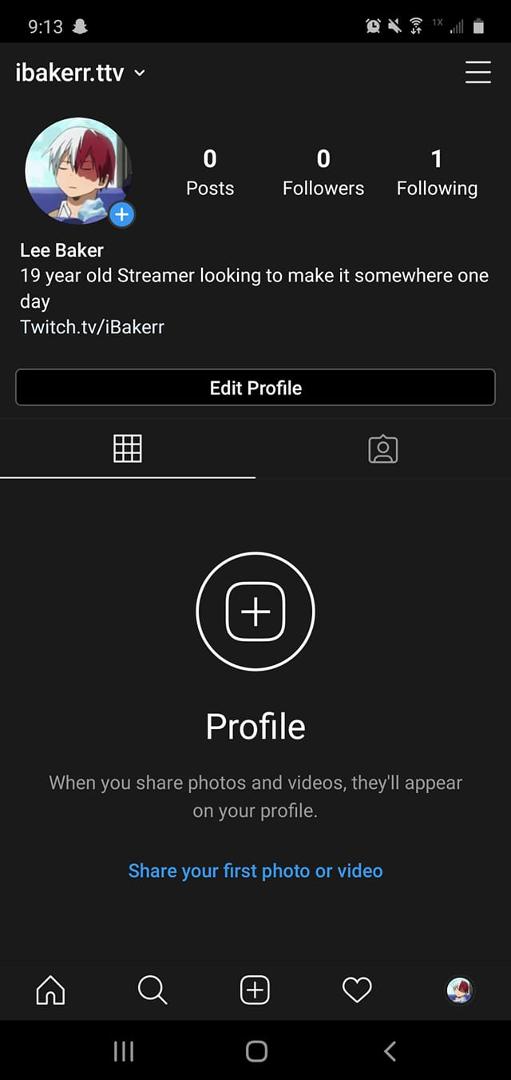 Hey everyone! Go follow my gaming channel on Instagram! I'll post updates on my stream and much more!