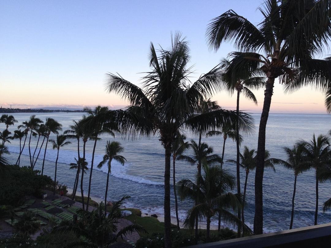 View from our balcony...