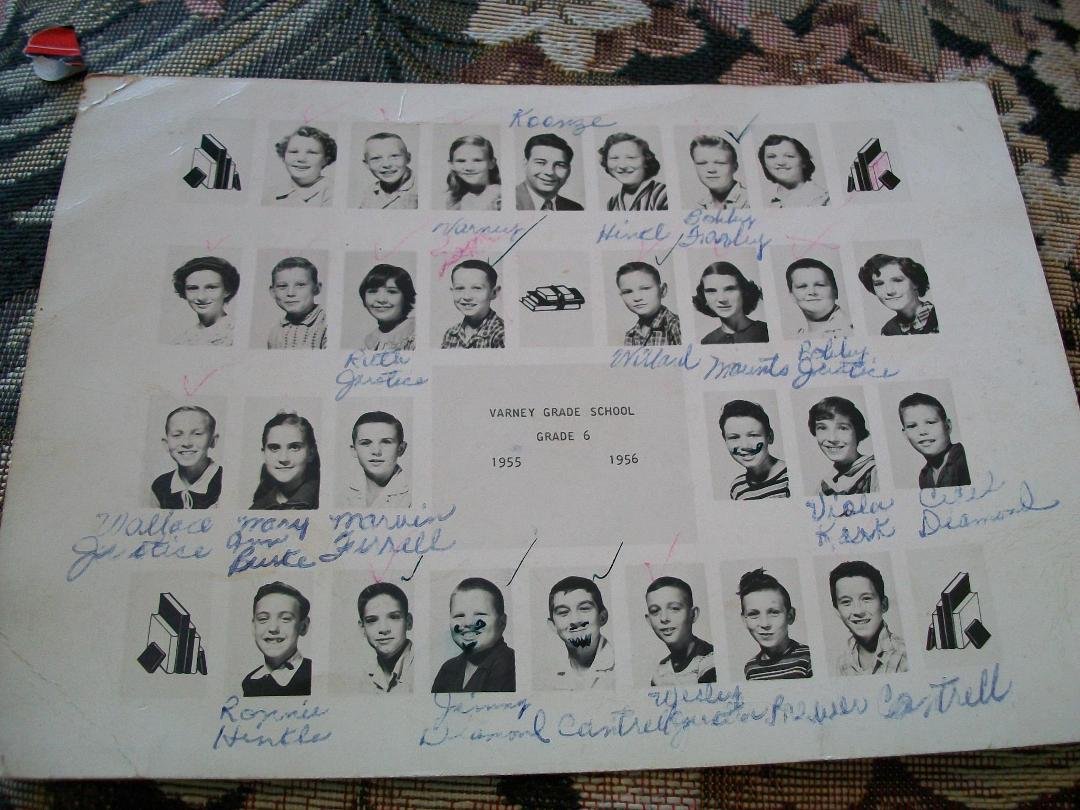 This group picture was taken at Varney Grade school.