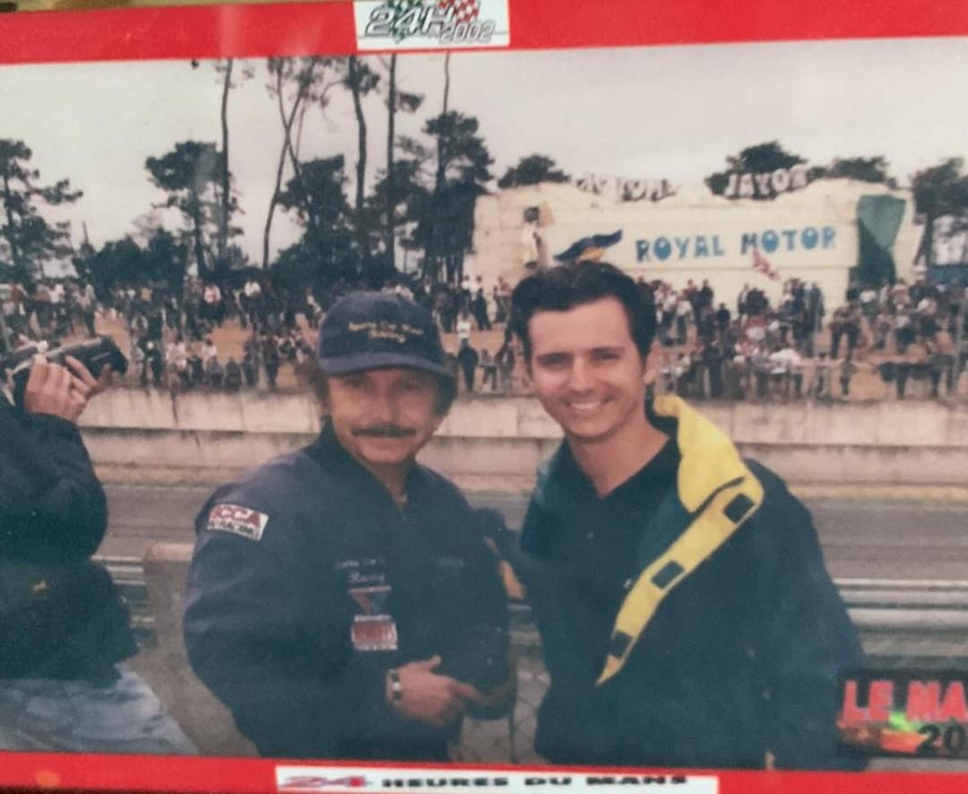 You can’t have both #24LeMans & #FathersDay on the same day and not post a pic of me and my dad Bobby Cee Colosia at LeMans in 2000. love you and miss you everyday.