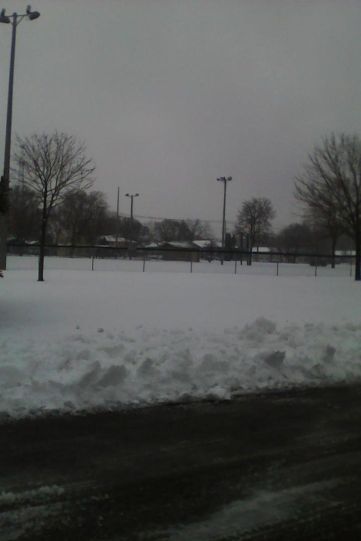 Outside right now welcome spring is here not lol