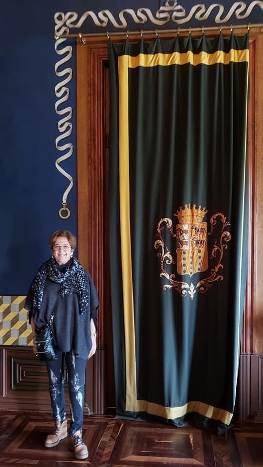 En el hotel de Coimbra; no es el escudo familiar
