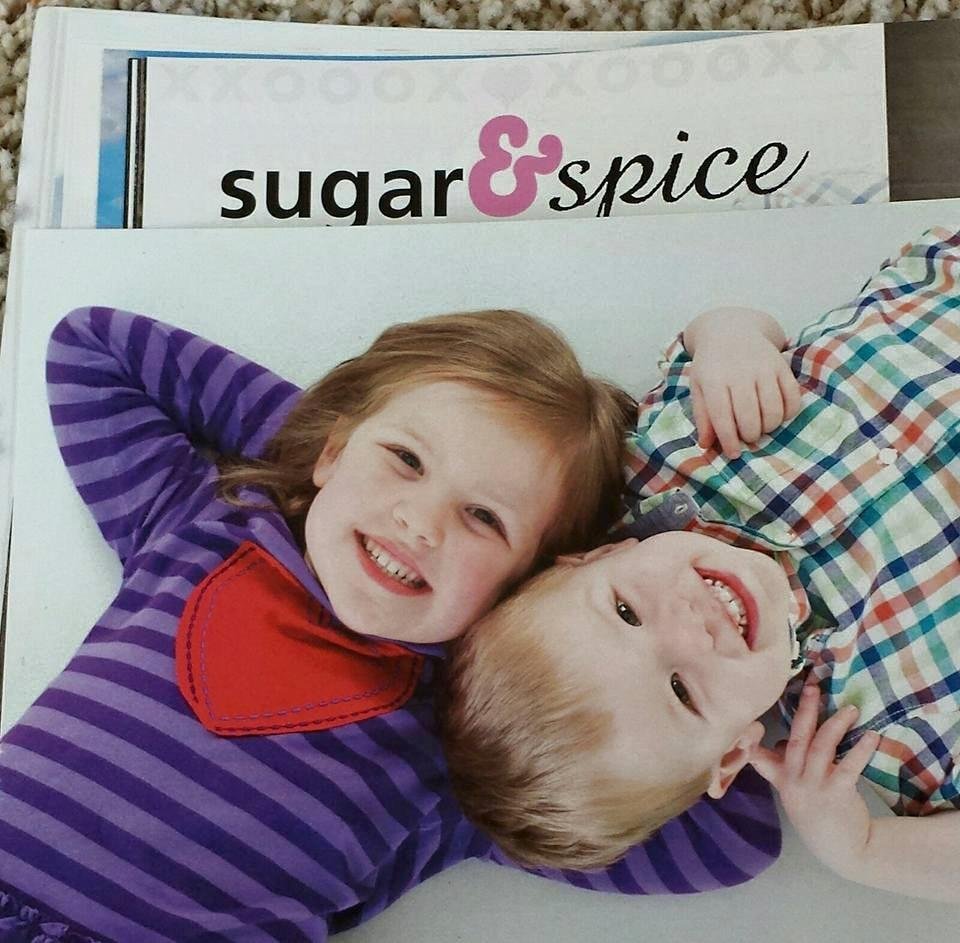 Lily and Tyler s  photo in this  month's  issue  of "Sioux Falls Woman" magazine. Photo submitted by Harold's  Portrait  Studios.