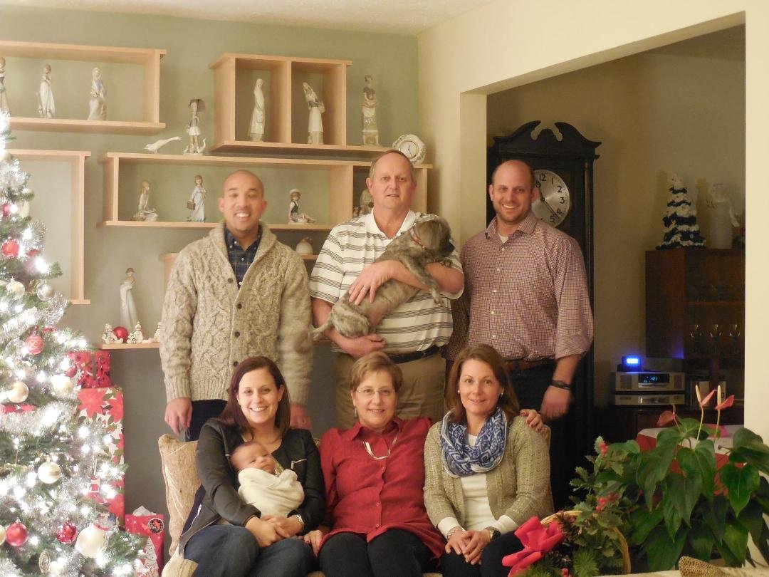 John and I had a most blessed Christmas - our children were all together with us, as well as our newest addition to the family, precious grandson Eli. Happy New Year to all!