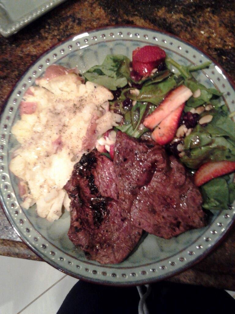 My wife made me a wonderful meal. I love her