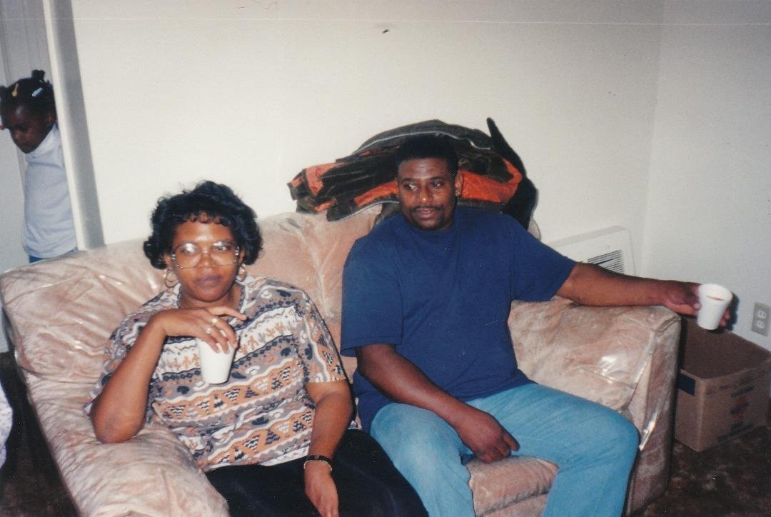 Throwback.. My sister Barbara and my Brother-in-Law Curtis Gray