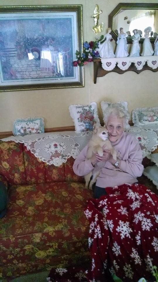 My stepmother Dean and her dog Missy