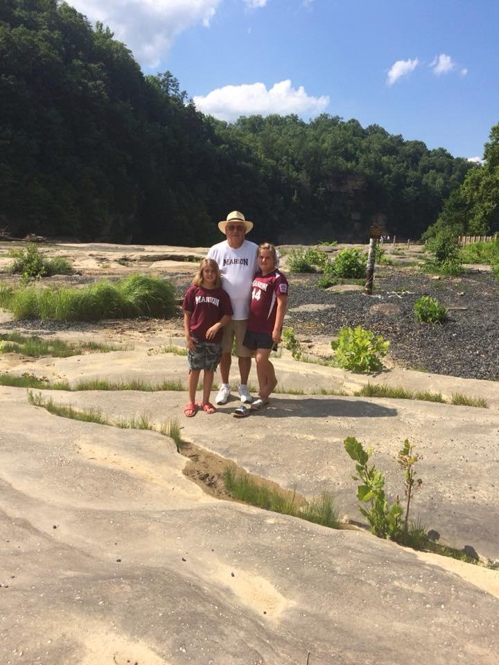 Me and the girls at Cumberland Falls !