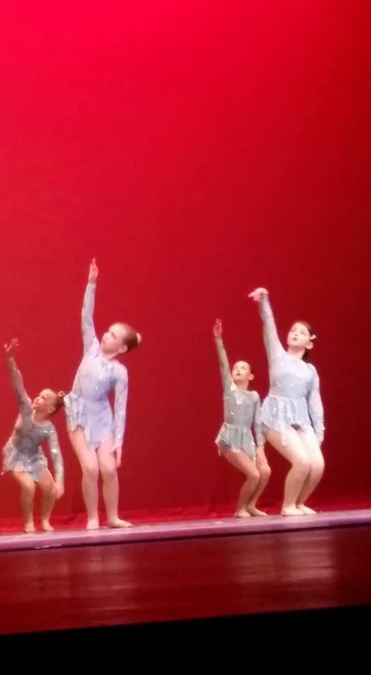 Sophia's Dance recital....Lyrical dance class  :-)