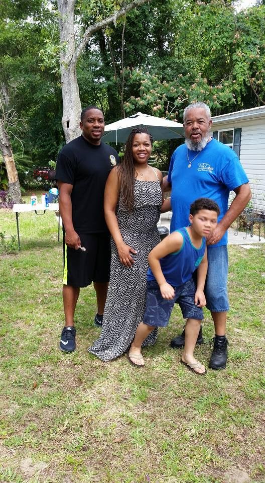 Me my daughter son in law and grandson