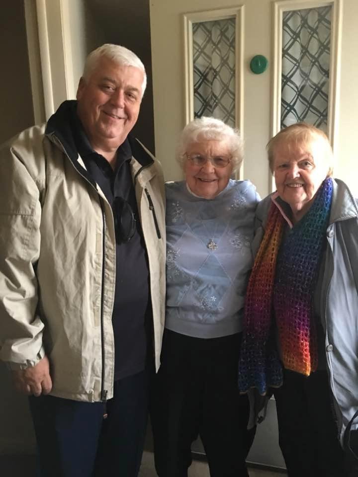 Looking forward to thanksgiving dinner with family. It was great to see my Aunts Rita and Sister Clement.