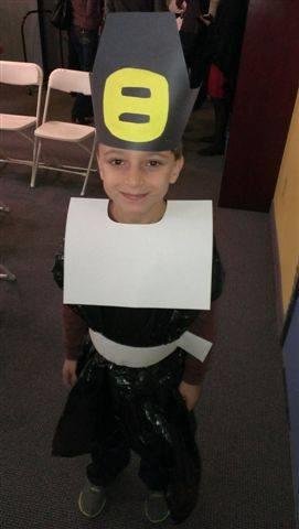 Zachary as one of the pilgrims in the Thanksgiving play in the first grade.