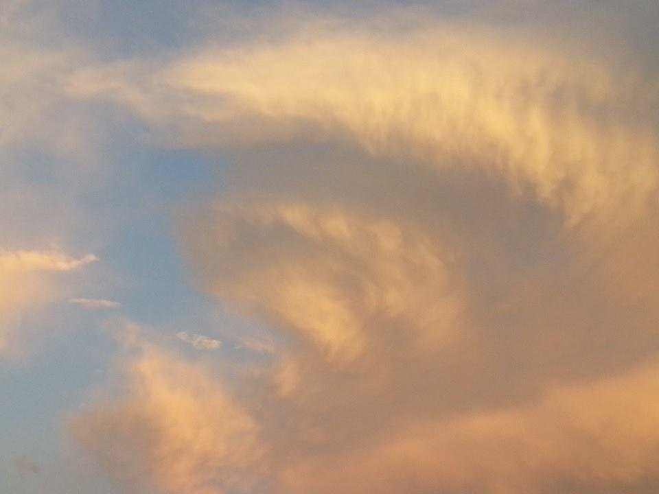 Clouds above me tonight.