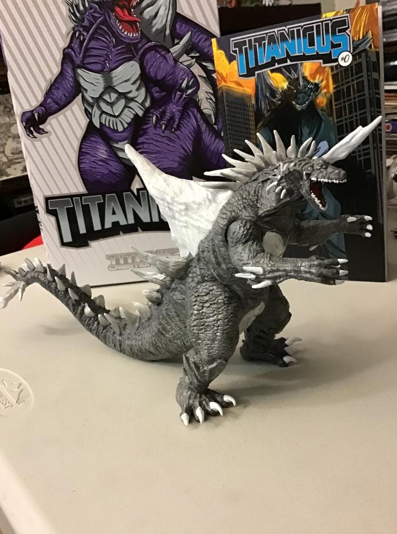 I'm a fan of giant monster films, especially Godzilla.  I love the various kaiju created for all of the movies and view them as a sort of fantasy art form.  I have some figures put out by Bandai, Neca, and some other compan