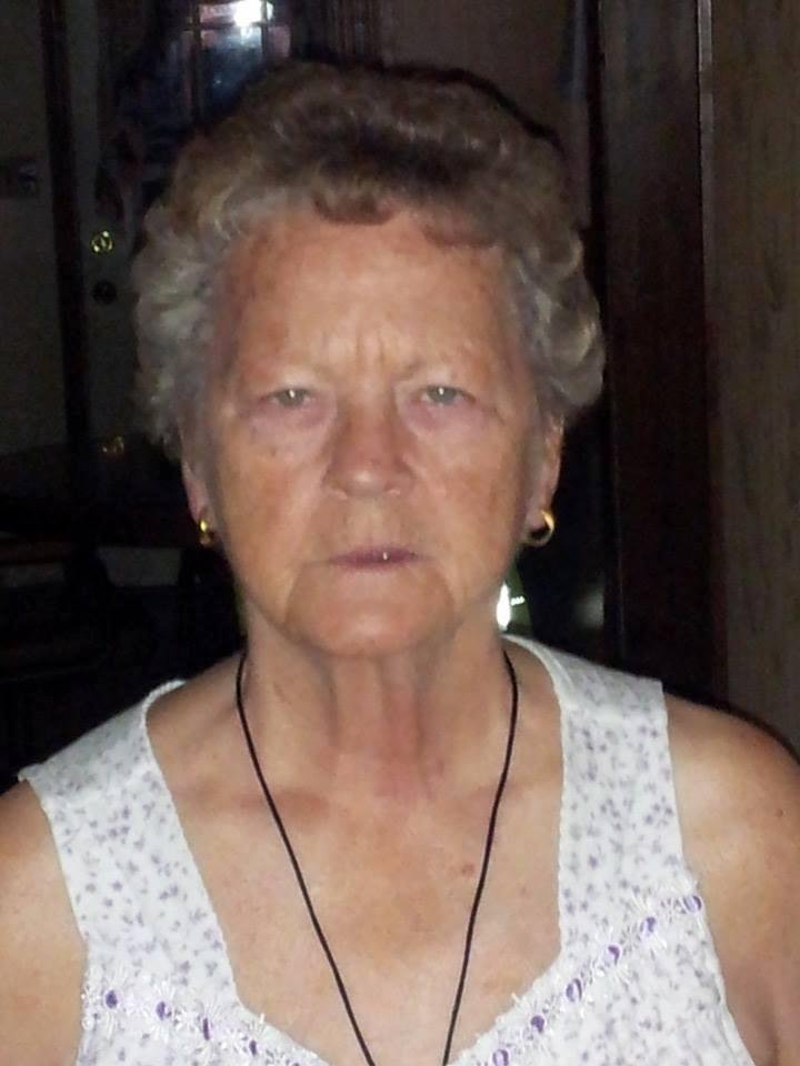 Mom with her new permanent and cut she so cute luv her