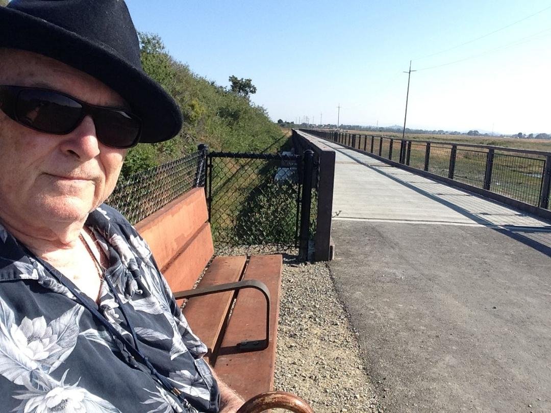 #ParkBenchesoftheWorld Been a long time since I was here last. This road is new.