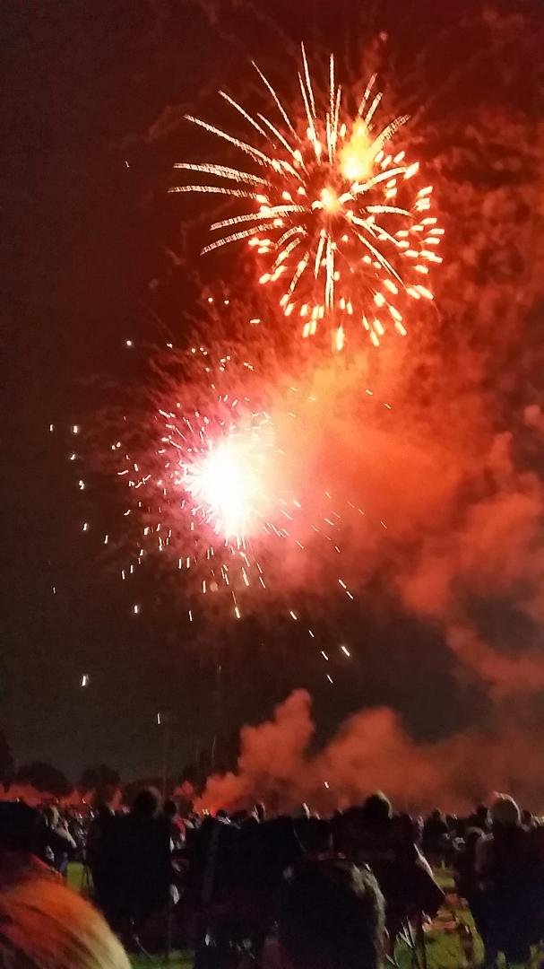 Good night at fullerton fireworks. With ryan, marie and cody berterman