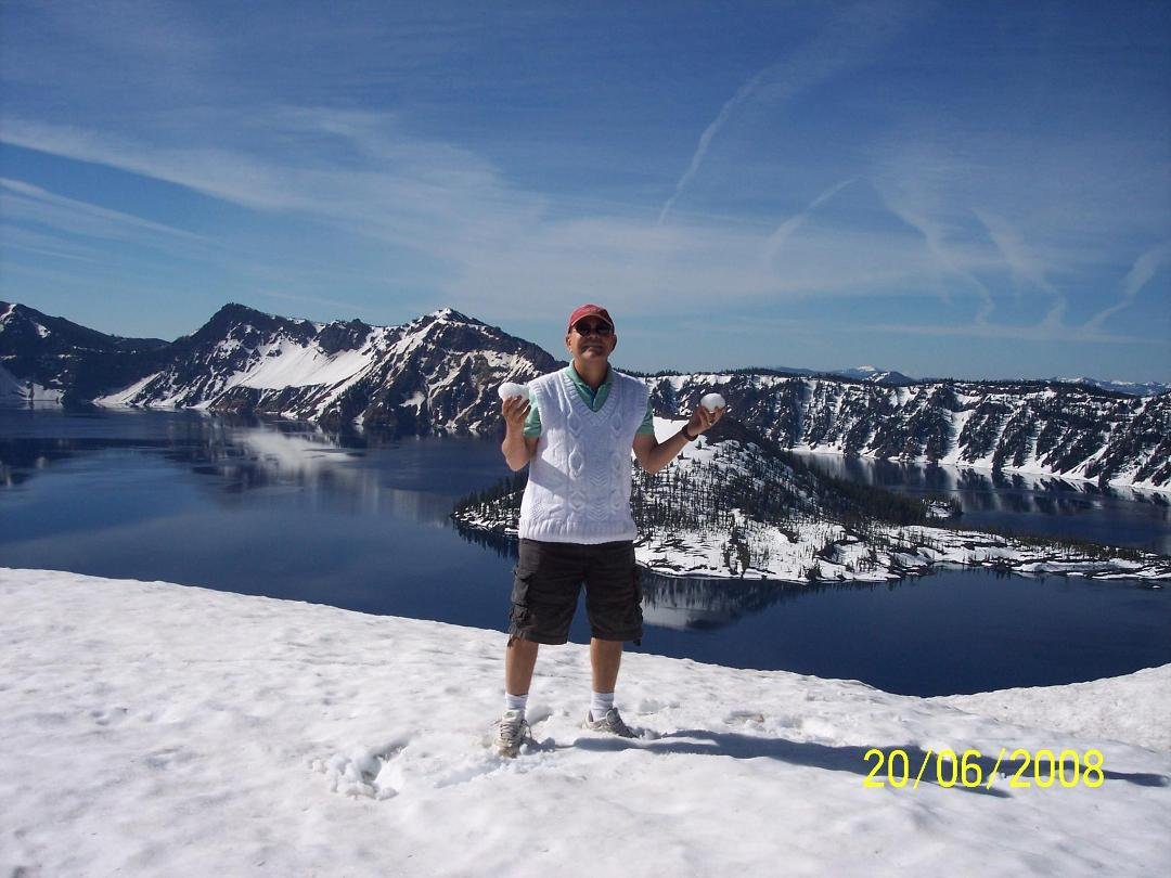 Time for a "new" photo, Crater Lake, Oregon July 2008
