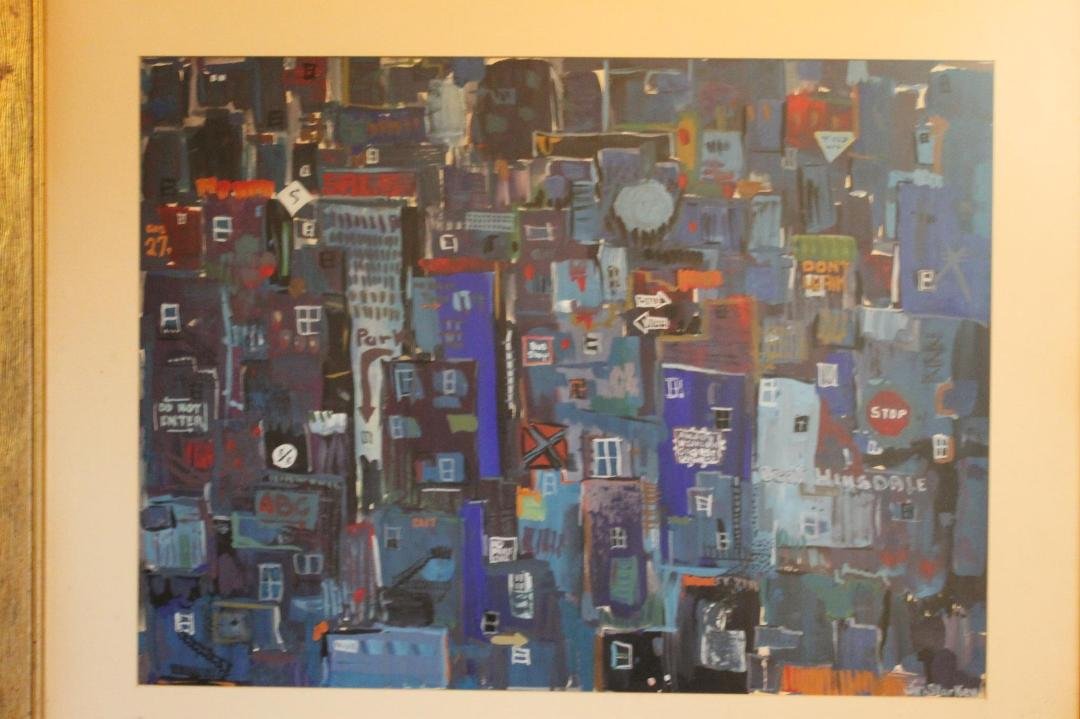 Jim Starkey - do you remember painting this? My mom kept it on her wall though several moves.