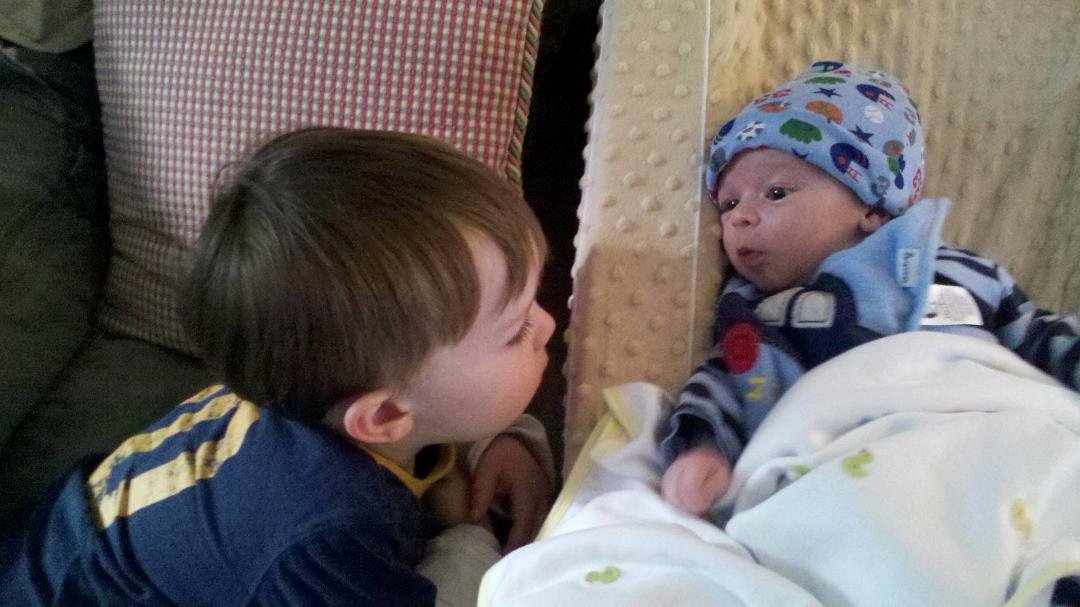 My two grandsons, Tallin and Matthew.